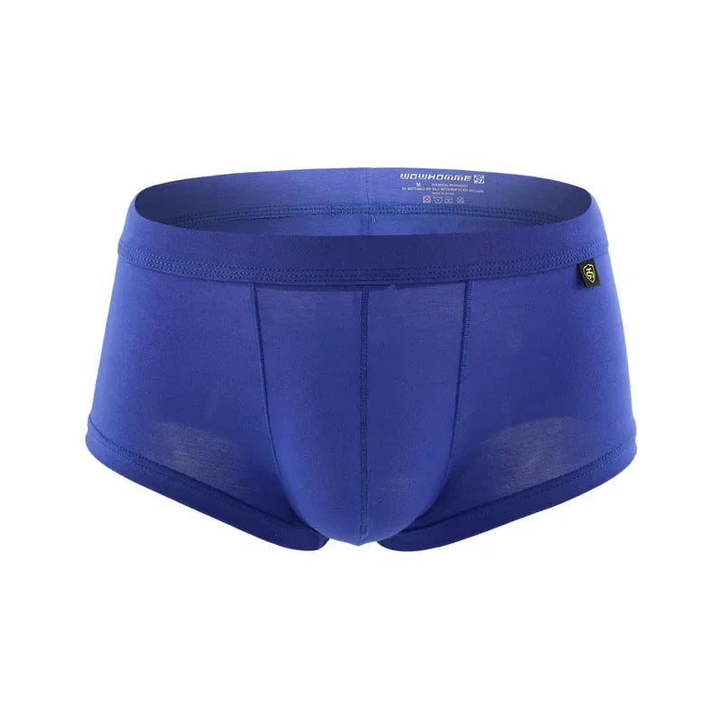 Men's Modal Boxer Shorts Low Waist Trunks