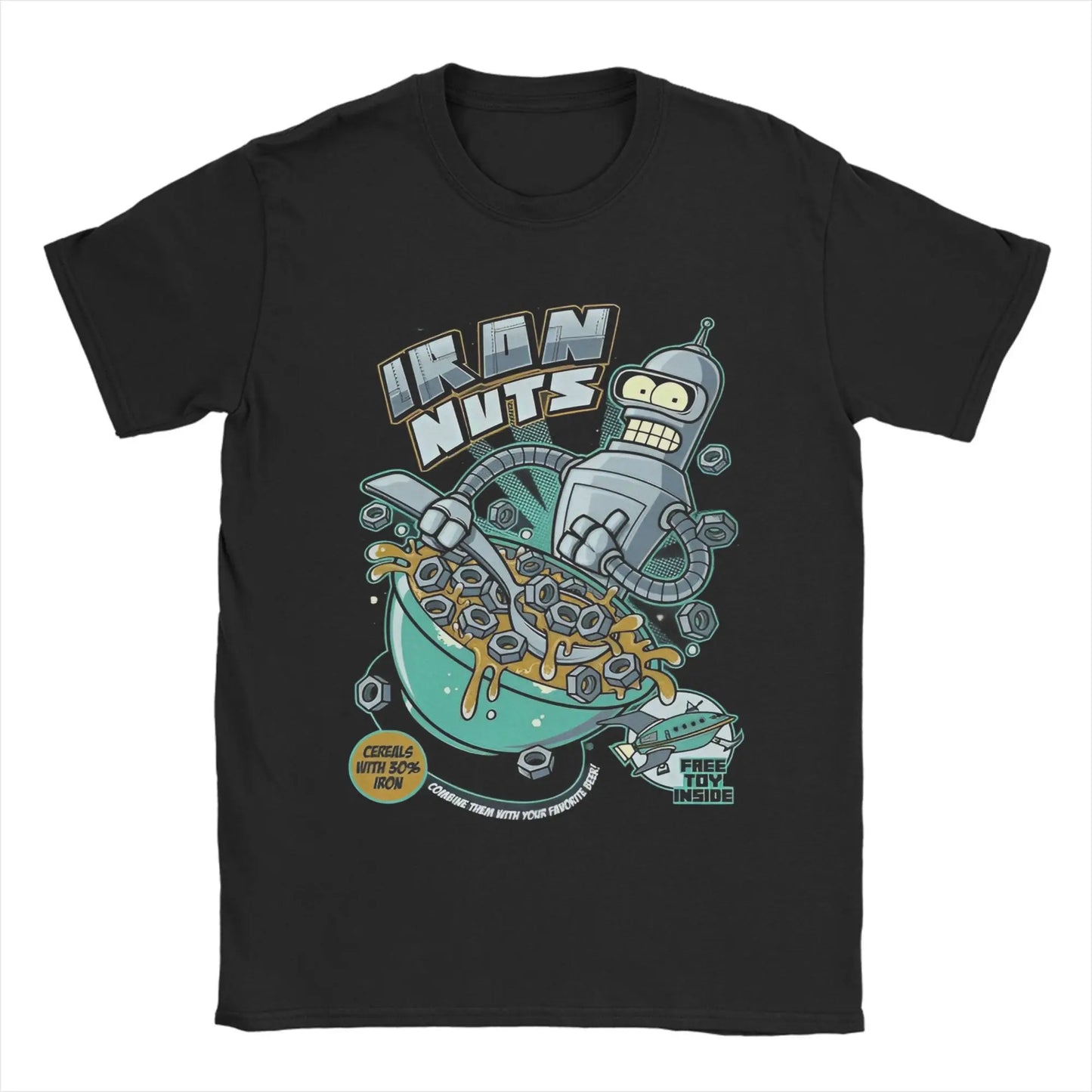 Futuramas Save the Planet Cotton T-Shirt for Men