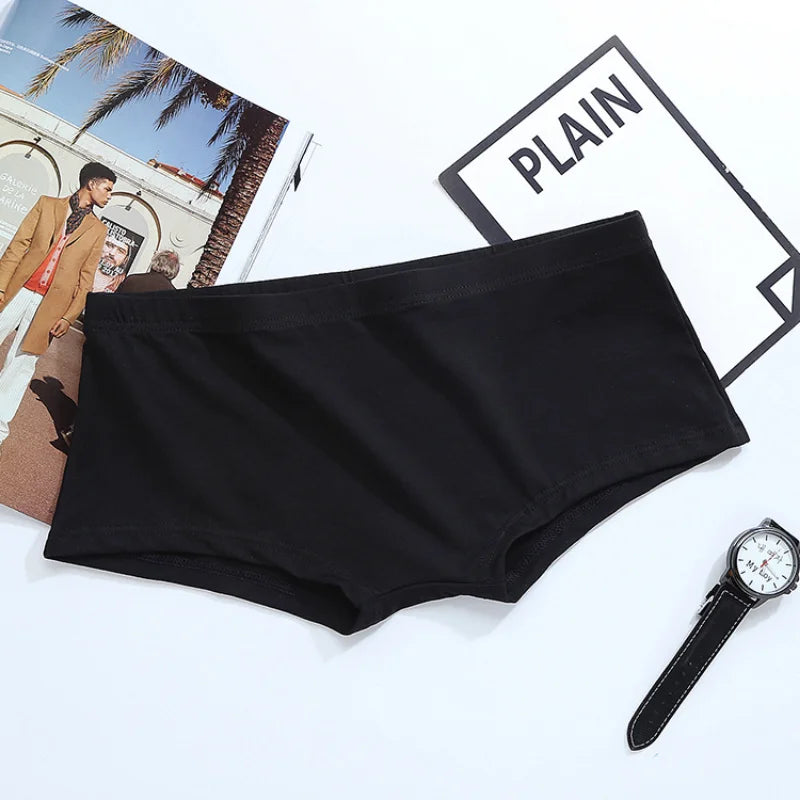 Men's Low Rise Breathable Boxer Shorts for Summer Sports