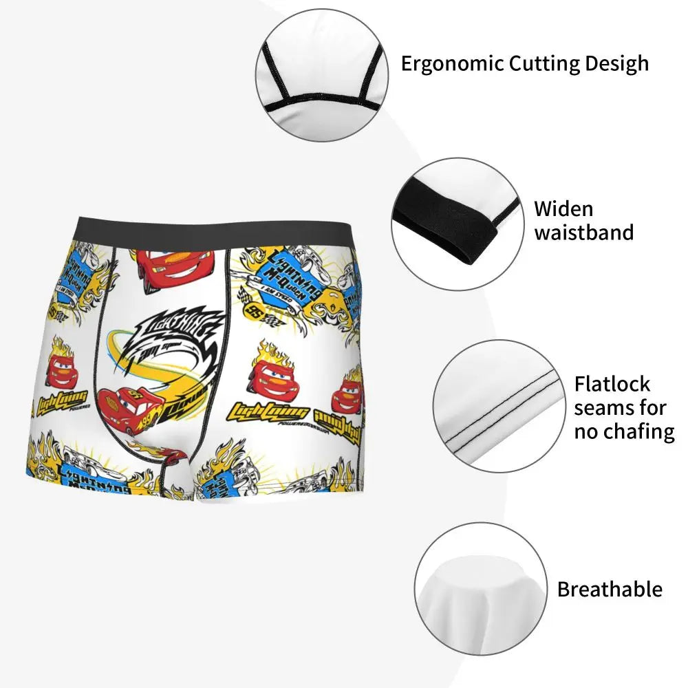 Lightning McQueen Cars Boxer Shorts for Men