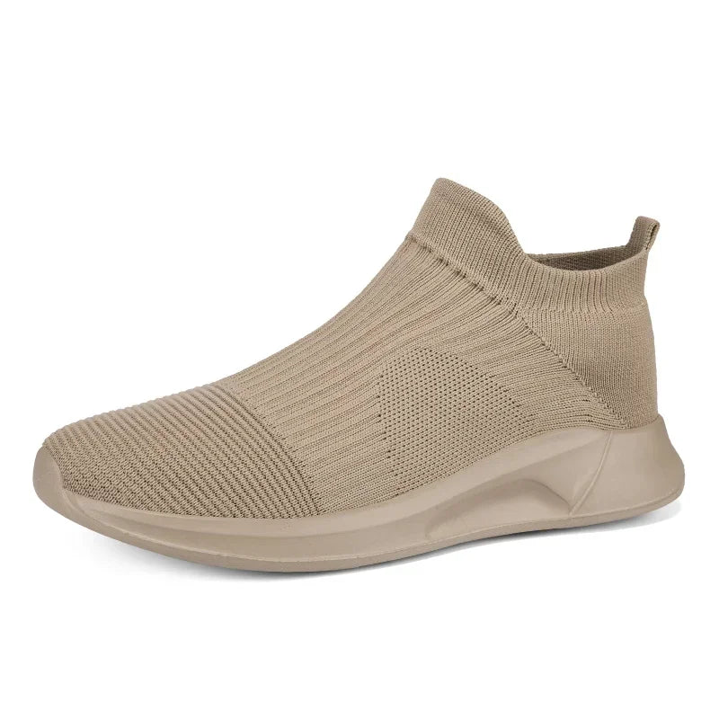 Men's Black Casual Slip-On Shoes Size 35-46