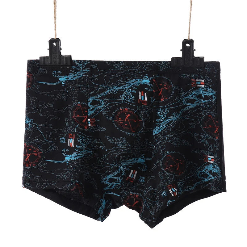 Men's Bamboo Fiber Boxer Shorts Plus Size 2XL-7XL