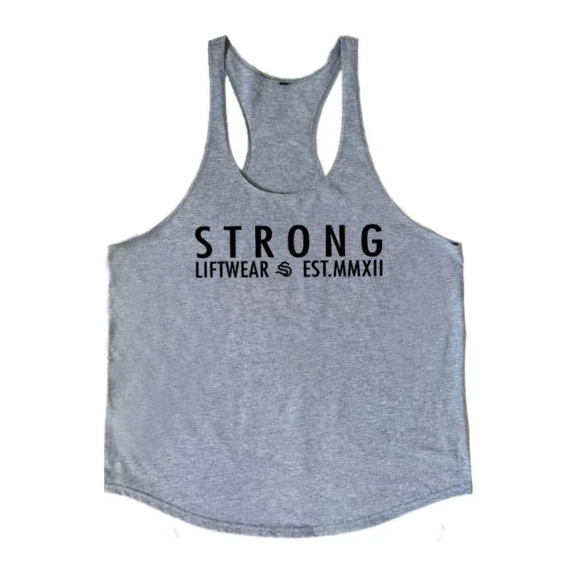 Men's Summer Bodybuilding Tank Top - Sleeveless Gym Fitness Clothing, Plus Size Vest