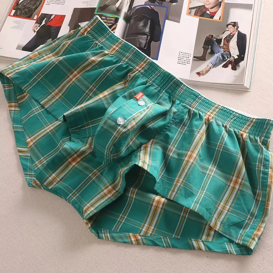 Cotton Boxer Shorts by SEOBean for Men