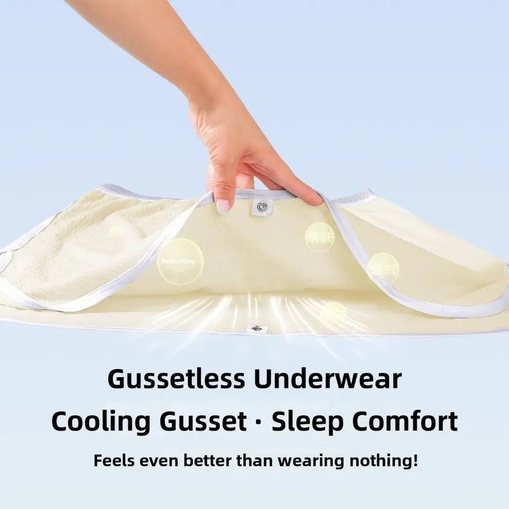 Cotton Men's Sleeping Skirt Pants with Buttons No Underwear Male Bath Towel Sleep Artifact Insensitive Half Body Apron