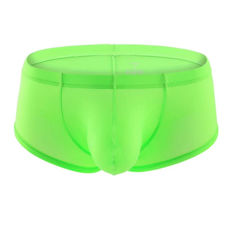 Low Waist Nylon Boxer Shorts for Men