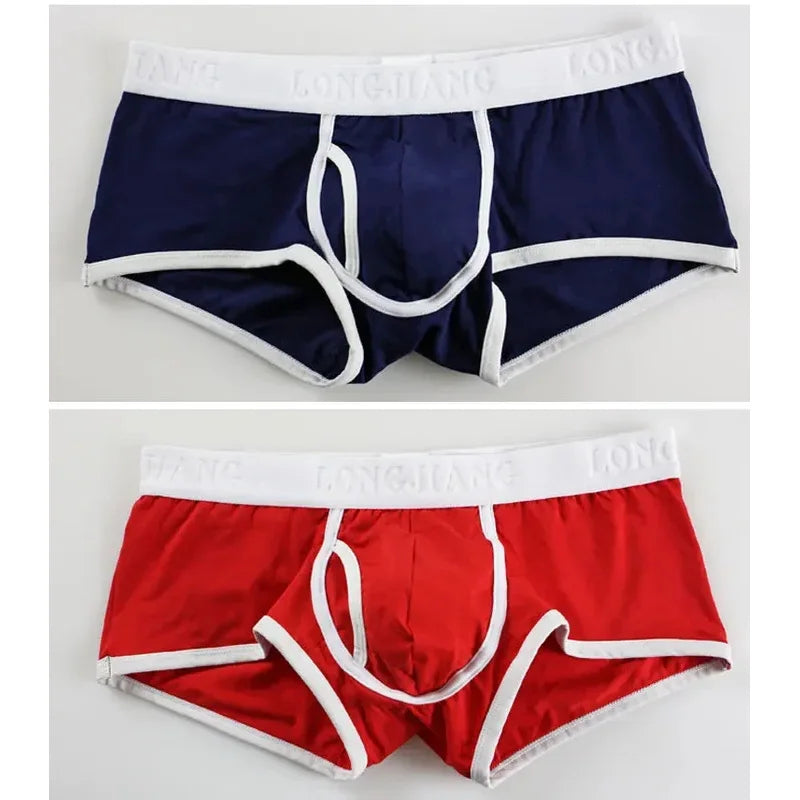 Men's Cotton Boxer Shorts Comfortable Breathable Underwear