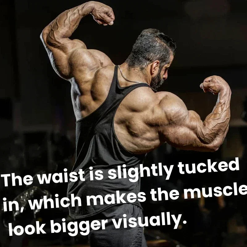 Men's Summer Bodybuilding Tank Top - Sleeveless Gym Fitness Clothing, Plus Size Vest