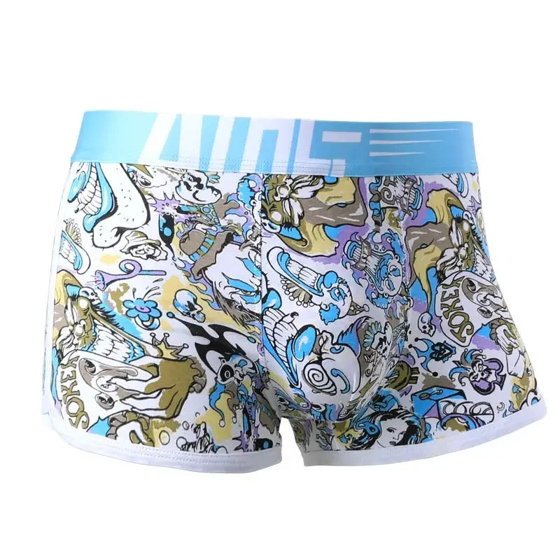 Men's Cotton Boxer Shorts with Breathable Design