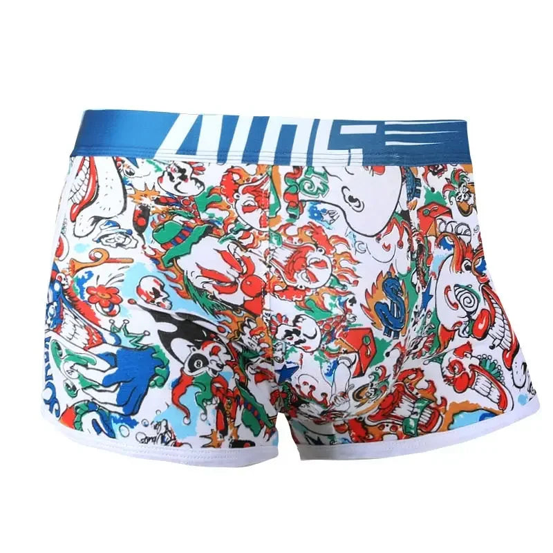 Men's Cotton Boxer Shorts with Breathable Design