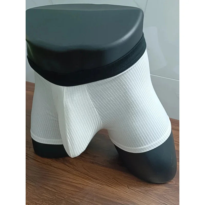 Comfortable Men's Boxer Shorts with Big Scrotal Pocket
