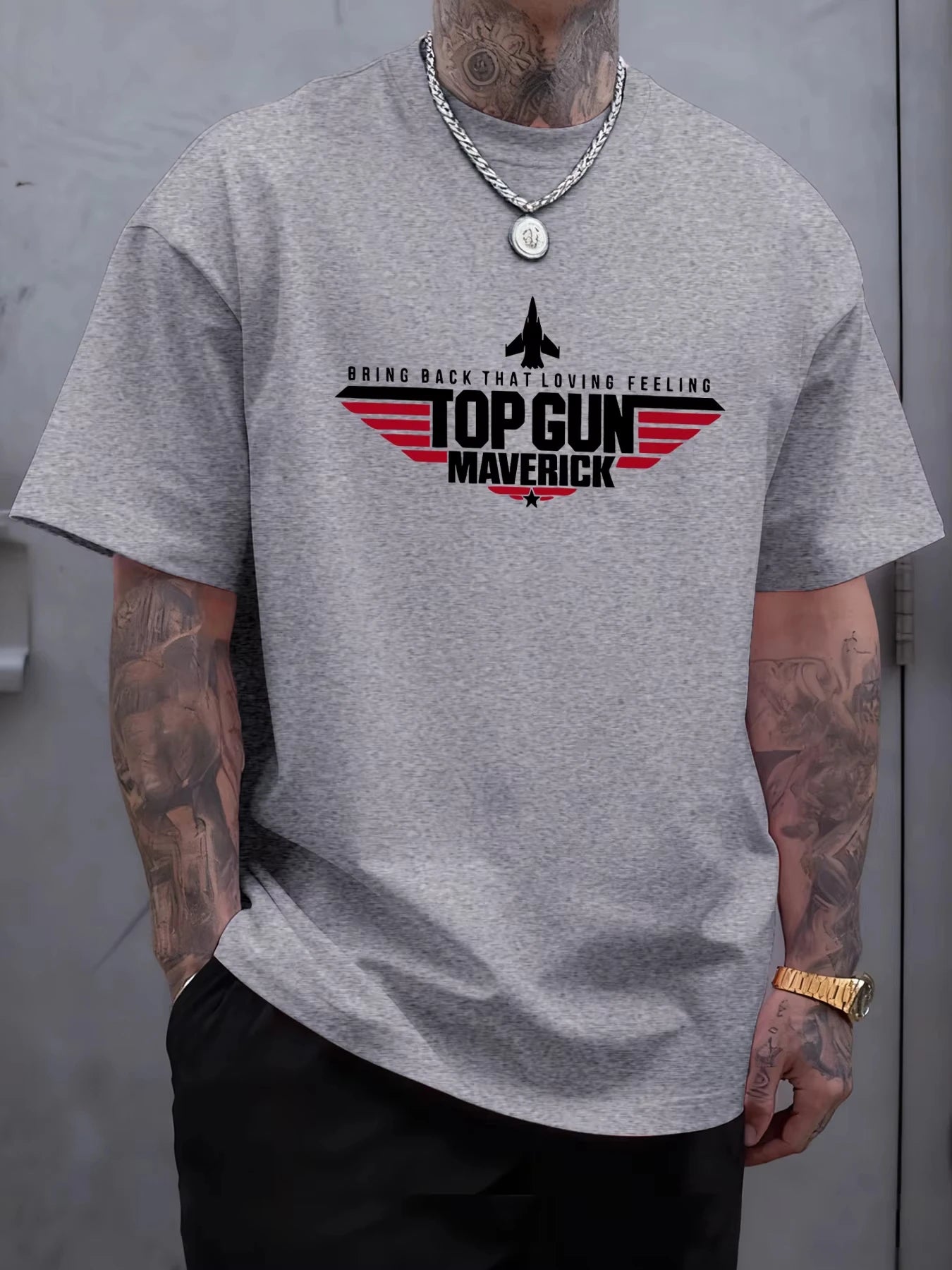 Top Gun Maverick Printing T Shirts Man Cotton Fashion T-Shirt Unisex Casual Oversize Clothes Soft Summer Trendy Street Tops