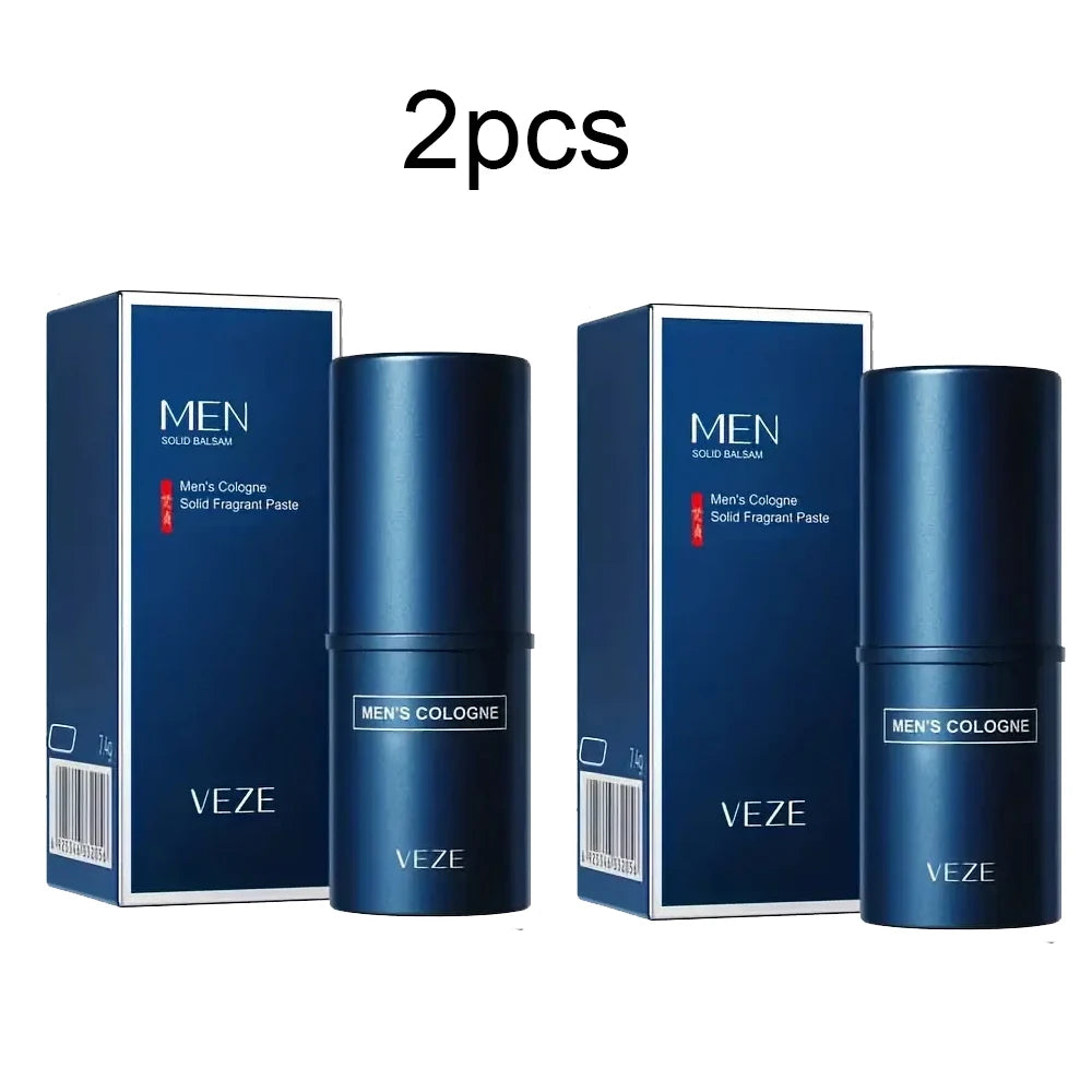 Men's Solid Cologne Balm Portable Stick for All-Over Use