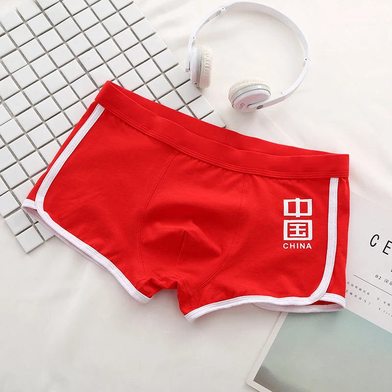 Men's Cotton Boxer Shorts Comfortable Breathable Underwear
