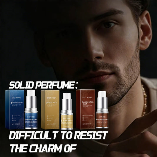 3Scents Men's Solid Cologne Woody Scent Portable Balm