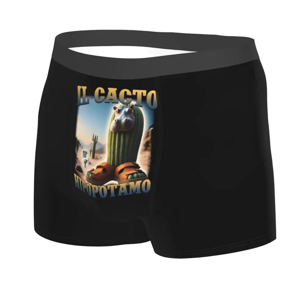 Men's Boxer Shorts Brr Brr Patapim Funny Italian Brainrot