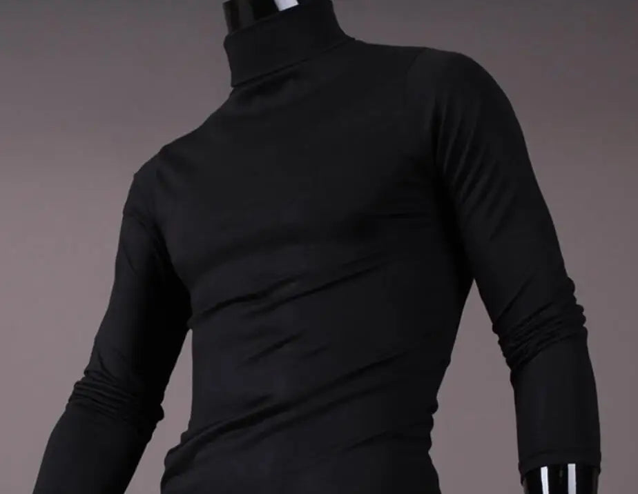 Men's Winter Thermal Shirt High Neck Slim Fit