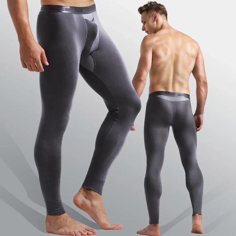 Thin Cotton Long Johns Men's Thermal Underwear