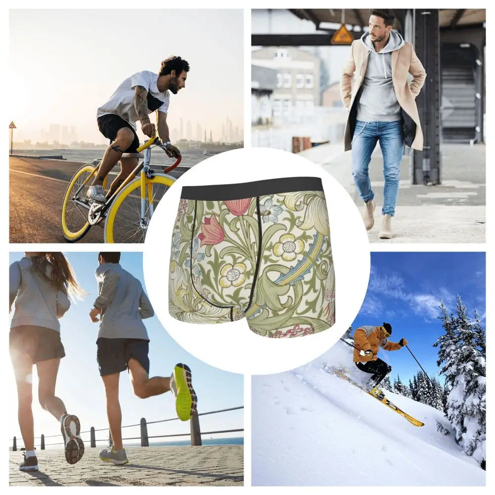 Breathable Cotton Polyester Boxer Shorts for Men