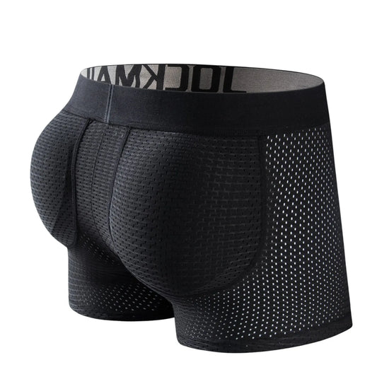 JOCKMAIL Mesh Splicing Boxer Shorts for Men