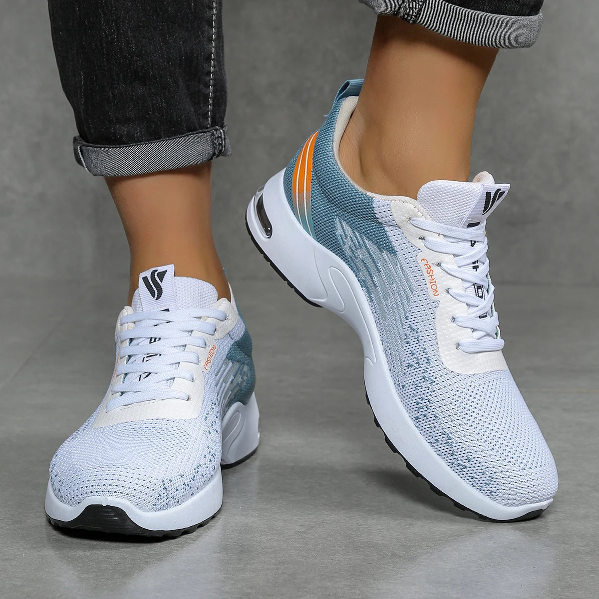 Men's Casual Sports Shoes with Breathable Mesh
