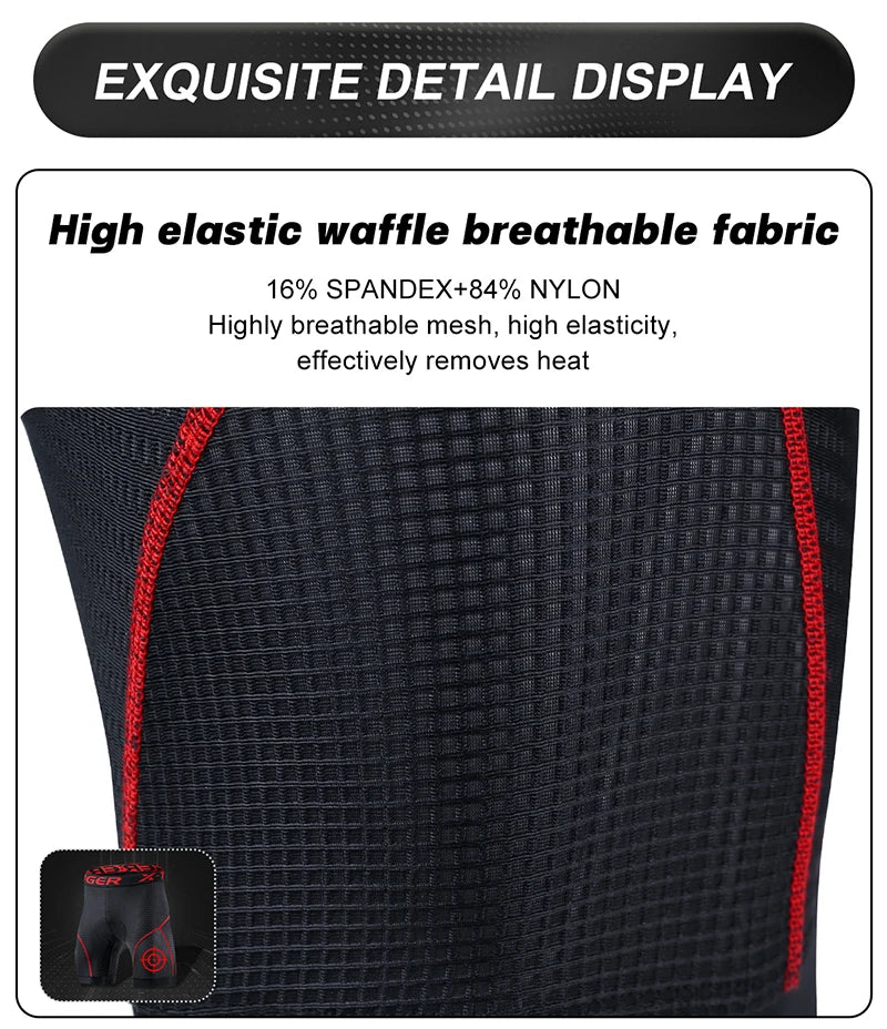 5D Padded Cycling Underwear Shorts by X-TIGER