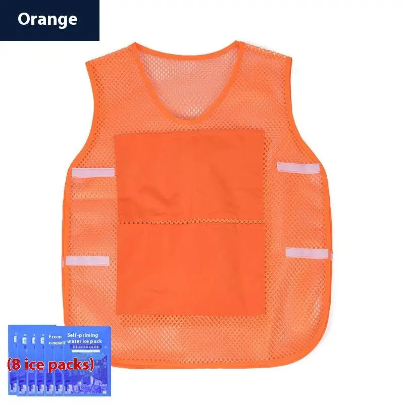 Summer Cooling Vest with Ice Bag Water Cooling System