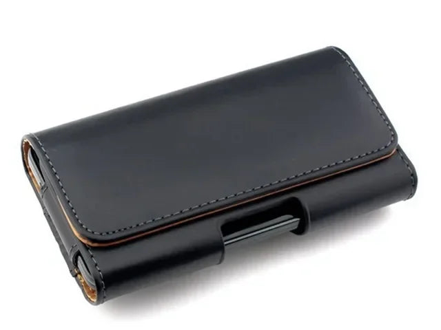 evolou Leather Phone Belt Case for Iphone 16 Pro Max 16E 12 13 Mini 14 15 Belt Clip Waist Bag Magnetic Vertical Case