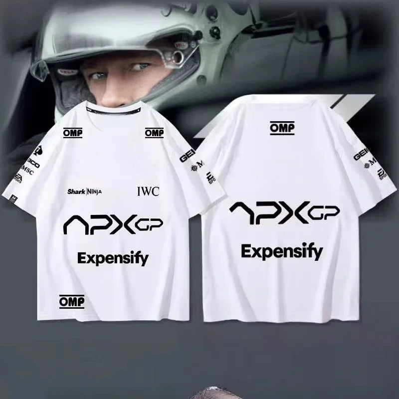 NONE 2026 + Brad Pitt F1 Men's and Women's Movie T-shirt, Comfortable Motorcycle Shirt, 3D Printed, Fast Drying