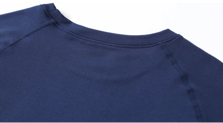 Men's Winter Thermal Underwear Thin Fleece Elastic Compression Fitness For Winter Sports