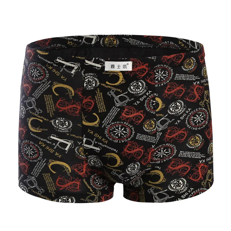 Bamboo Fiber Boxer Shorts for Men L-5XL
