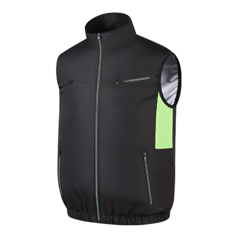 Cooling Vest Ice Fan Vest for Summer Camping and Fishing