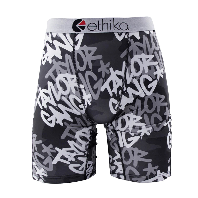 ETHIKA Brand 1Pcs Men's Boxers Breathable Swimming Male Underpants Size S-3XL