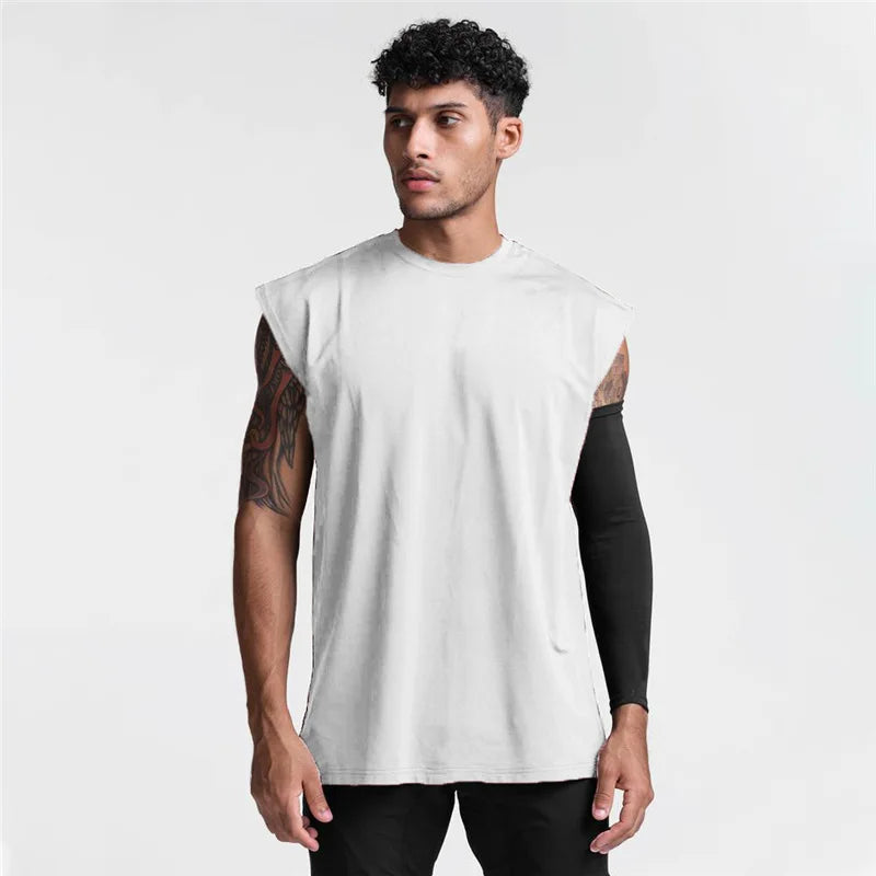 Men's Quick-Dry Cotton Sports Tank Top