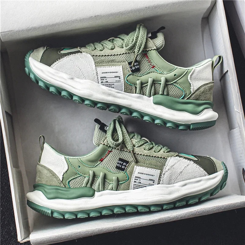 Men's Breathable Casual Sneakers Luxury Tennis Shoes