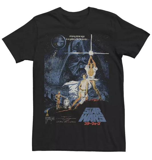 Star Wars-Themed printed short-sleeved, Telcan Shirt for men and women