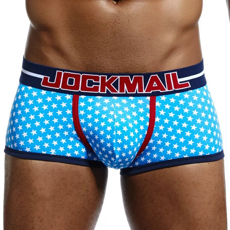 JOCKMAIL Men's Cotton Boxer Shorts Breathable