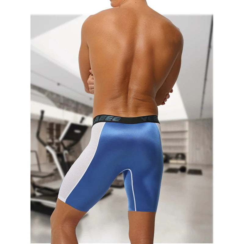 Men's Boxer Shorts for Fitness Training Cycling Underwear