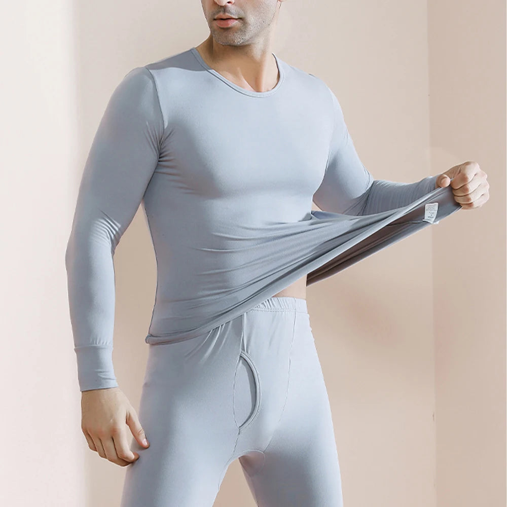 Long Johns Thermal Underwear for Men Fleece Lined Base Layer Set for Cold Weather