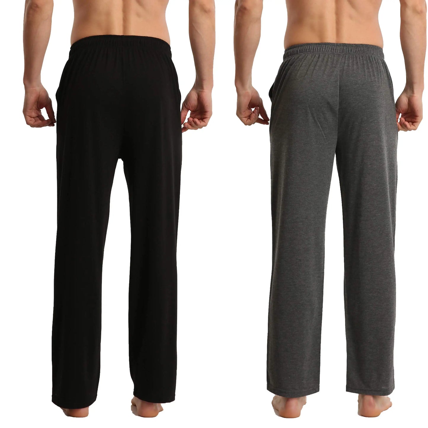 Mens Pajama Pants Lounge Pants Men with Pockets Soft Breathable Men Pjs Bottoms Casual Sleepwear Pajama Pants for Men Loungewear