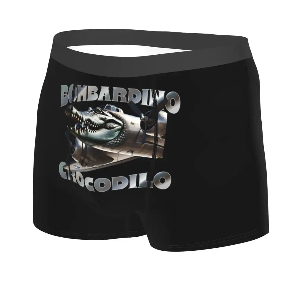 Men's Boxer Shorts Brr Brr Patapim Funny Italian Brainrot