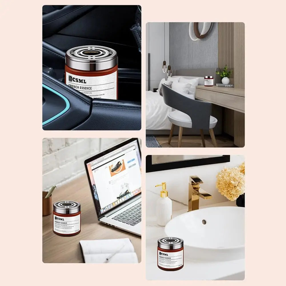 Car Freshener Cologne Scent Premium Glass Compact Design