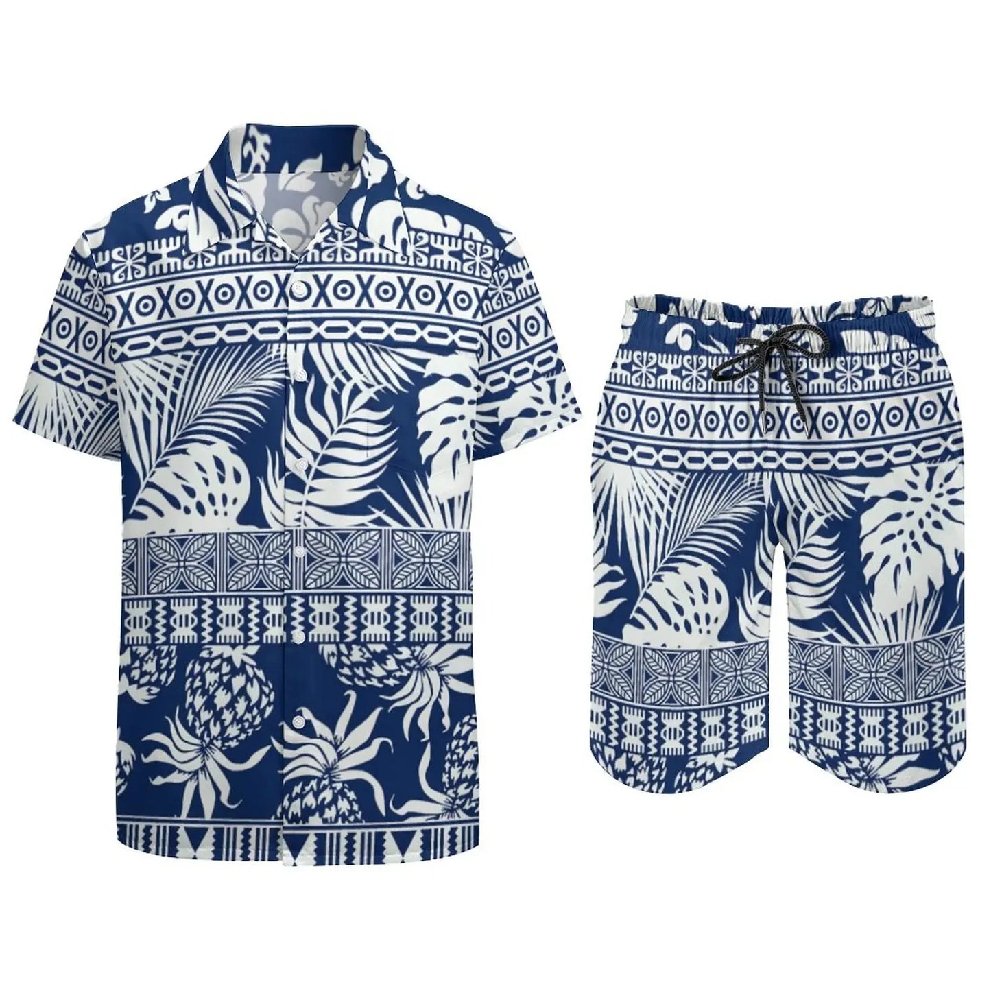 Psychedelic Magic Mushroom Men 2Pcs Casual Set