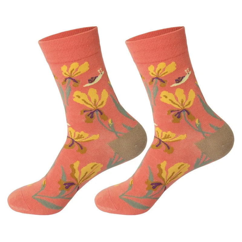 Funny Socks for Men Women Couple Fun Cozy Crazy Novelty Fashion Breathable Printed Graffit Cotton Boot Socks