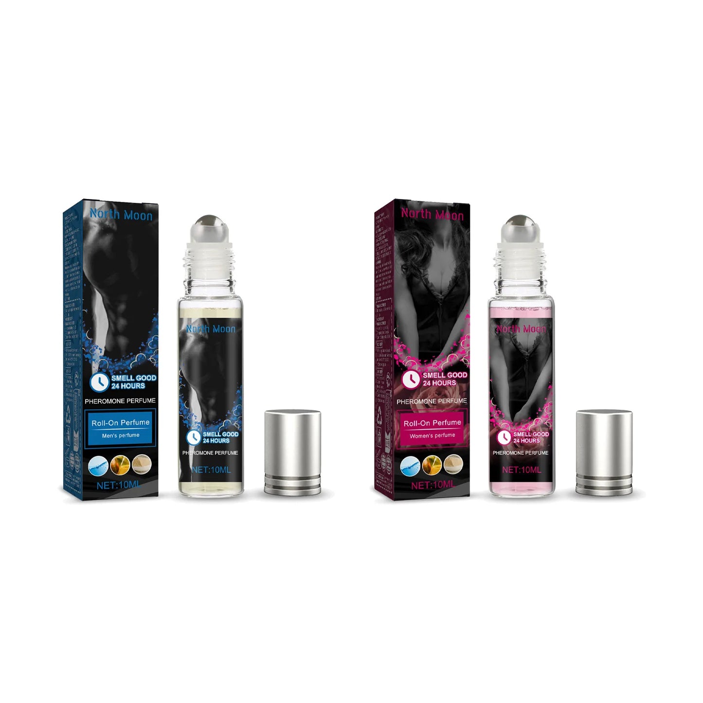 Natural Pheromone Roll-On Perfume, 10ml, Portable Use