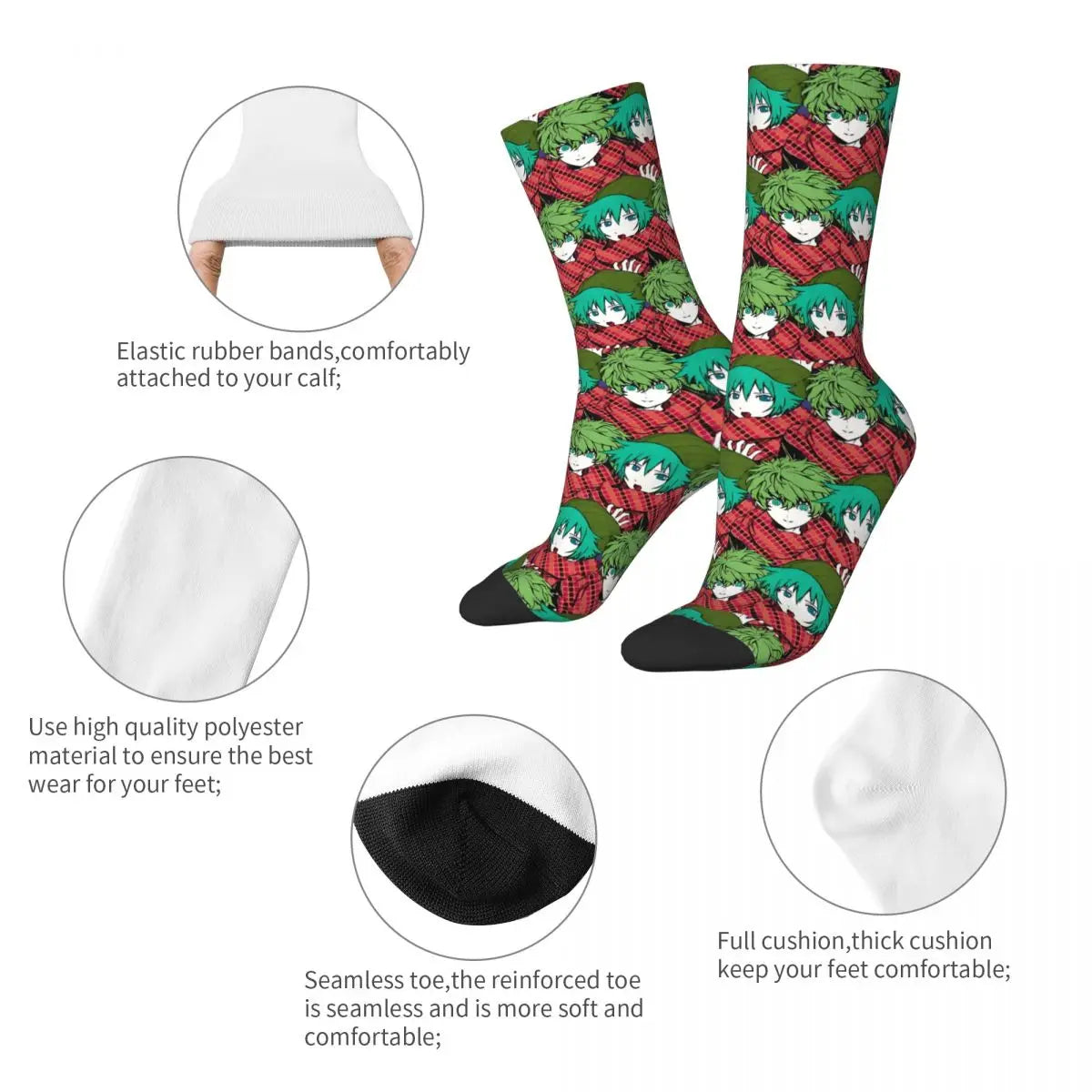 Sou HiyoriShin Tsukimi Your Turn To Die Unisex Socks