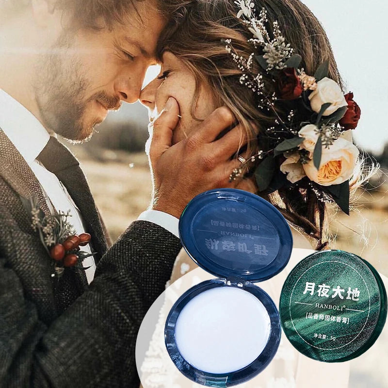 Solid Cologne for Men with Vanilla Scent