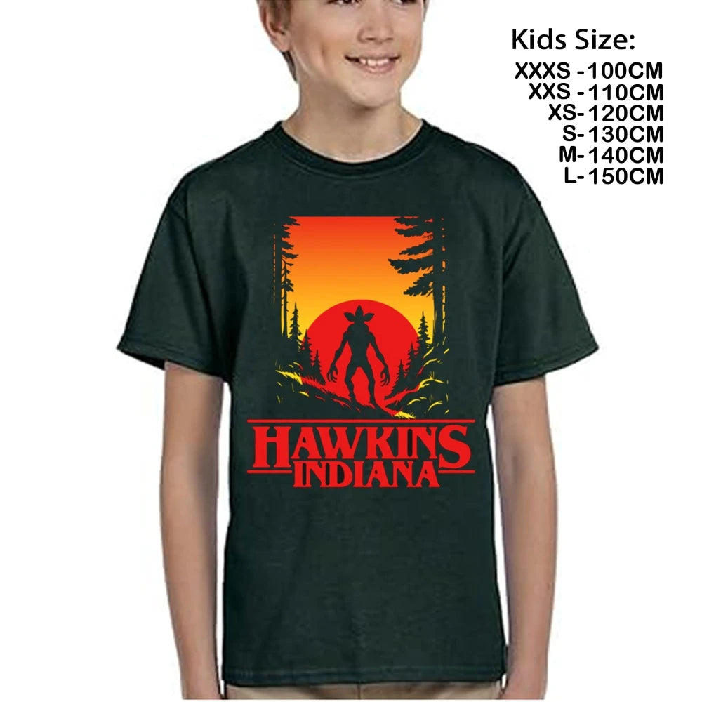 Hawkins Demogorgon Cotton T-Shirt for Boys