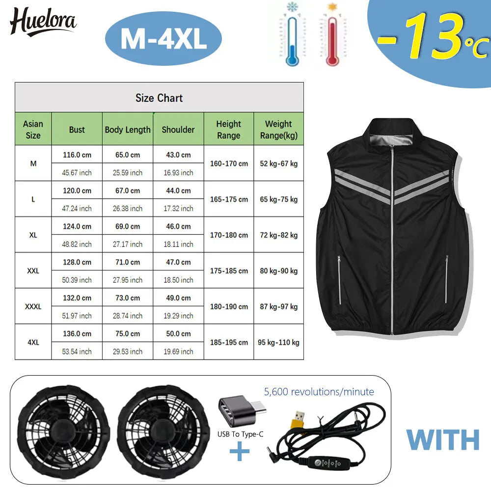 Cooling Vest Summer Workwear for Men and Women