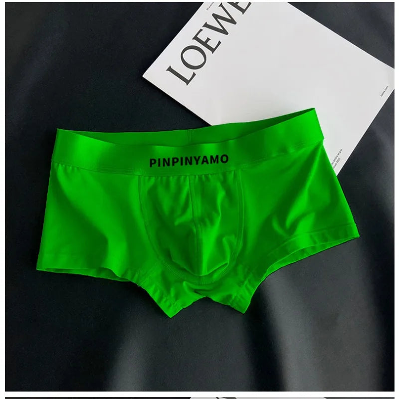 Cotton Boxers Bottoms for Men Loose U Convex Pouch Underwear 2025 Sports Shorts Man Swimming Trunks Trendy Panties Трусы Мужские